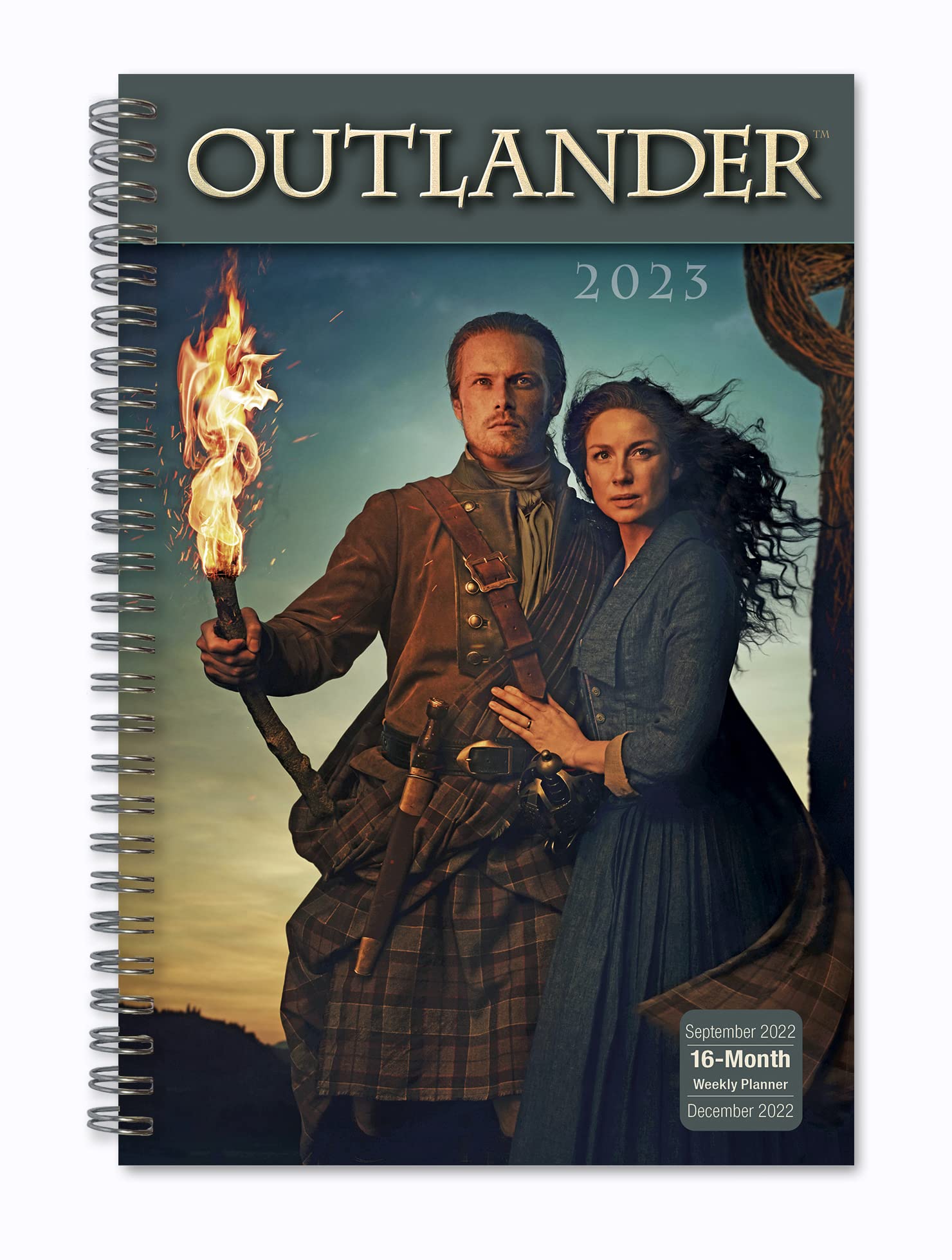 Outlander 2023 Weekly & Monthly Planner, 16-Month Engagement Calendar: September 2022 - December 2023, 6' X 9'