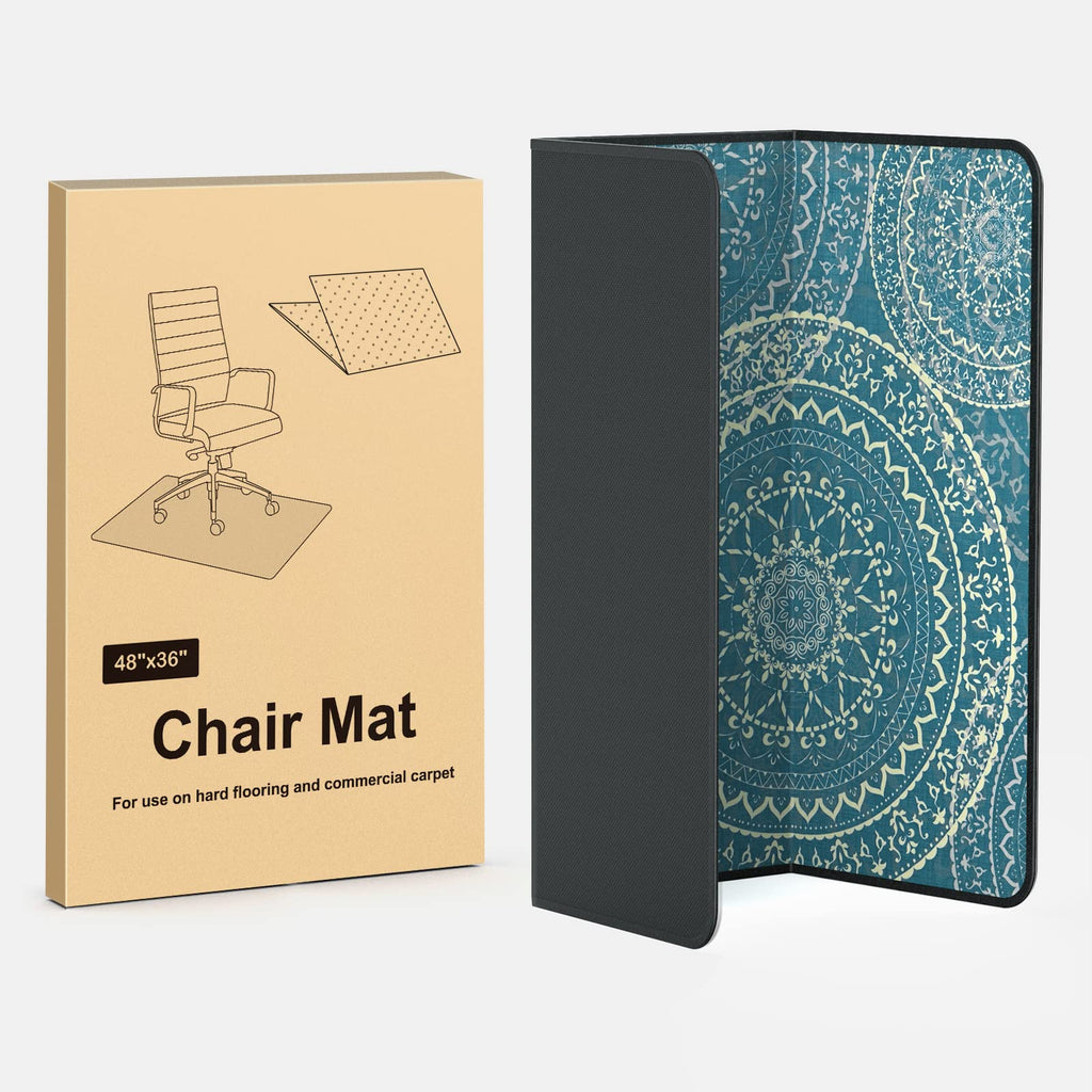 Placoot Heavy Duty Office Chair Mat For Carpet & Hardwood Floors, 48' X 36' Weight 3.5 Lbs Highly Premium Quality Floor Mat, Desk Chair Mat For Carpeted Floors And Hardwood Floor For Home Office
