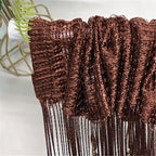 Ave Split 100Cmx200Cm Decorative Door String Curtain Beads Wall Panel Fringe Window Room Divider Blind For Coffee House Restaura