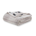 Berkshire Blanket Peanuts Velvetloft Cute Character Snoopy Plush Throw Blanket,Lakeside Plaid Harvest Snoopy And Woodstock Grey,