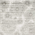 Unique Loom Sofia Collection Area Rug - Grand (6 1 Square, Gray/ Ivory)