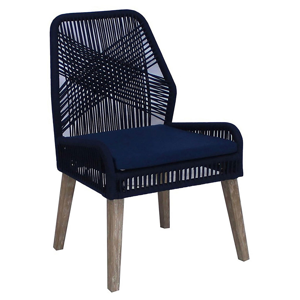 Coaster Nakia Side Chair, Dark Navy