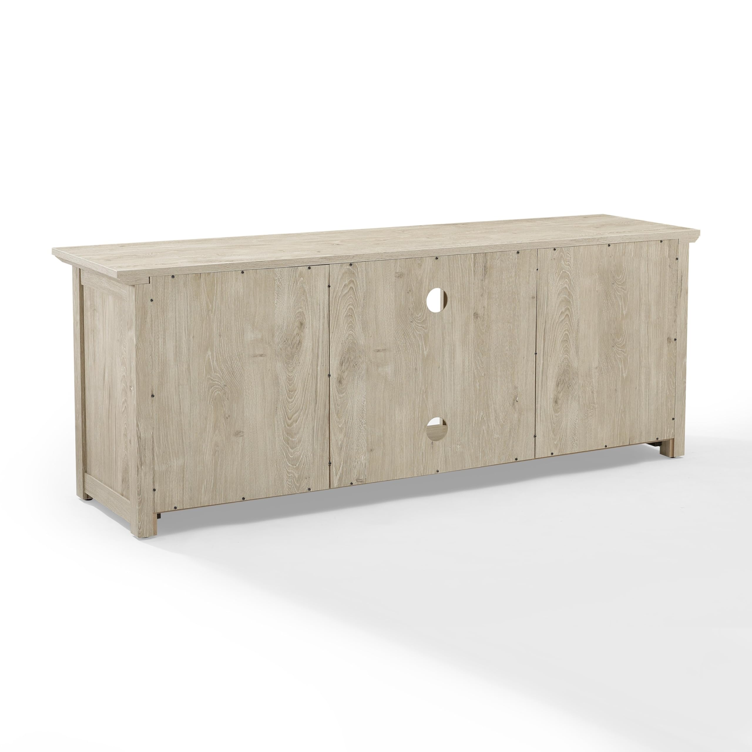 Crosley Camden 58&quot; Rustic Low Profile TV Stand in Frosted Oak