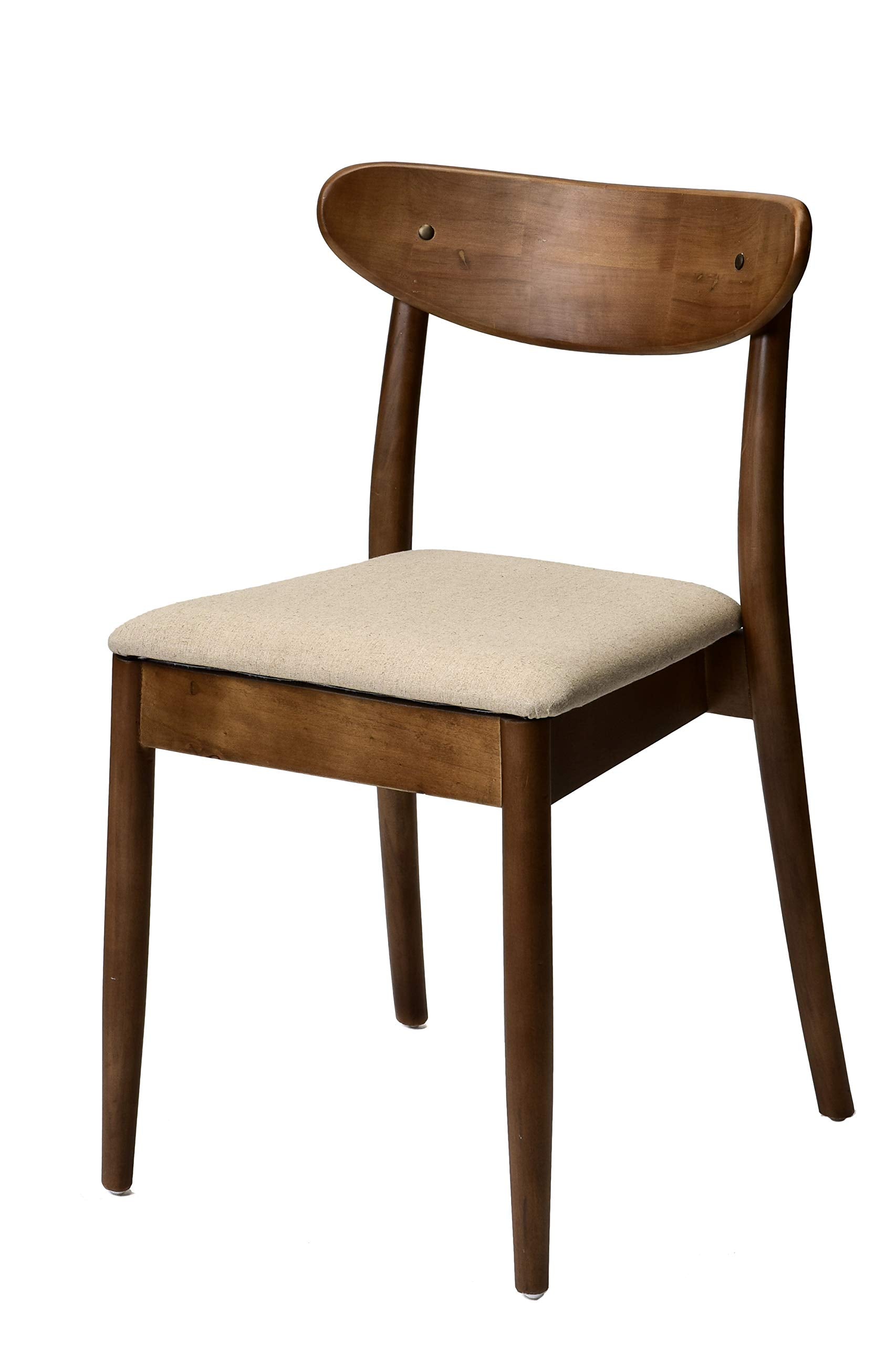 Commercial Seating Products Mid Century Café Dark Walnut Dining Chairs