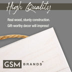 Gsm Brands Little Fingers No Shoes Wood Plank Hanging Sign (13.75 X 6.9 Inches)
