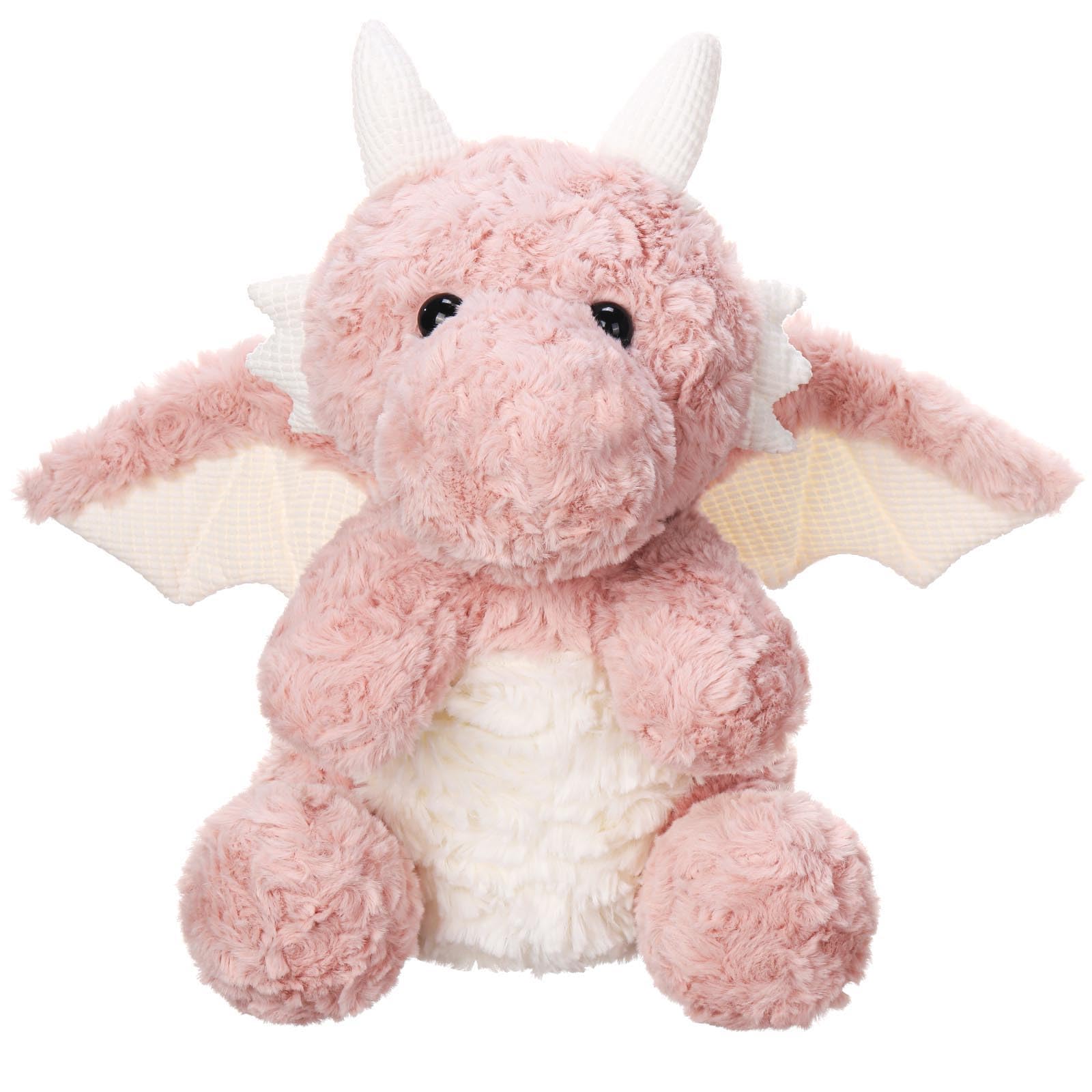 Eouobomo Cute Flying Dragon Plush,Soft Dinosaur Stuffed Animals Pillow,Kawaii Fire Dragon Animal Plushies Toy,Great Easter Birth