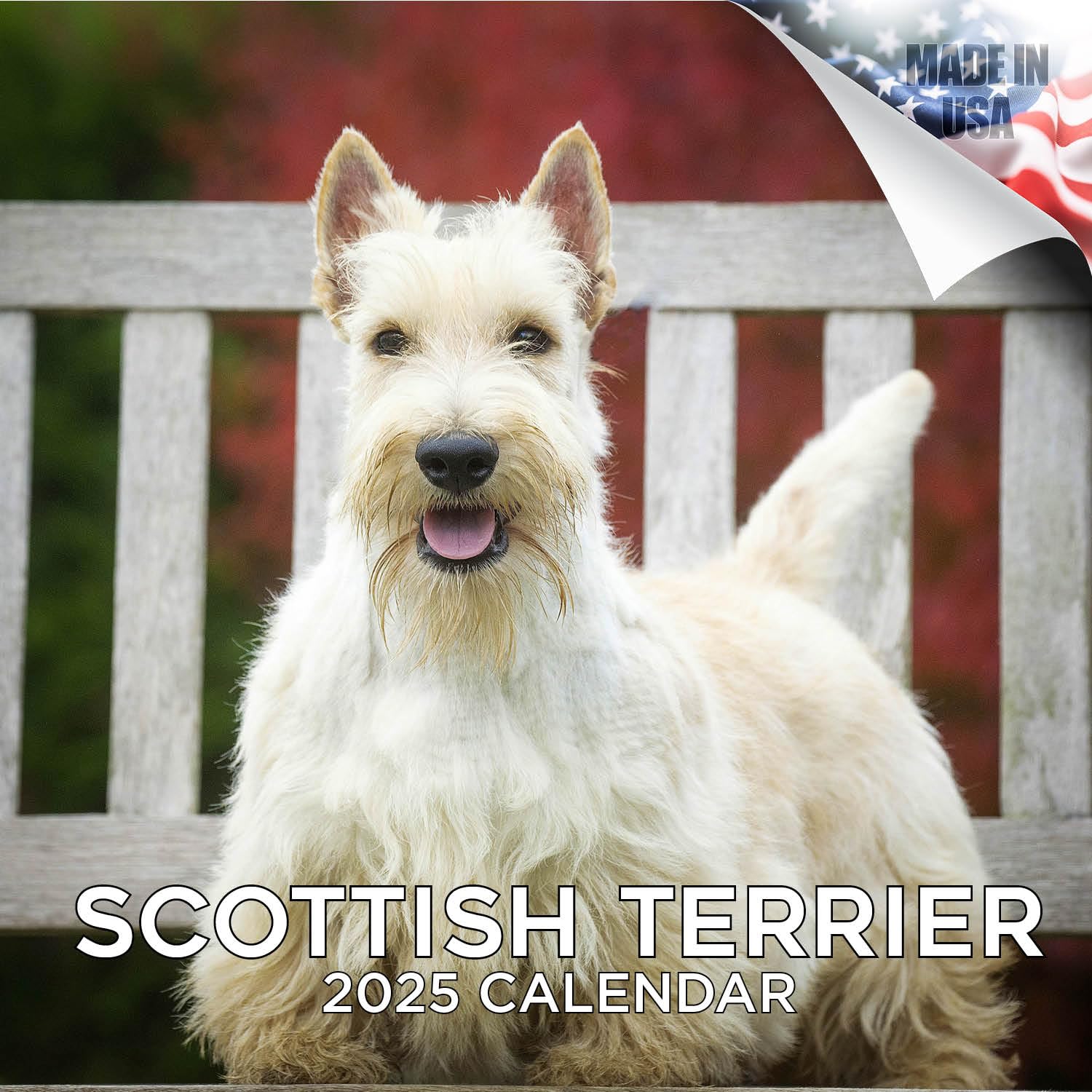 2024 2025 Scottish Terrier Calendar - Dog Breed Monthly Wall Calendar - 12 X 24 Open - Thick No-Bleed Paper - Giftable - Academi