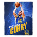 NorthwestNorthwest NBA Hi-Def Stephen Curry Silk Blanket, Plush Throw Blankets for King, Queen, Full and Twin Bedding, 50 x 60 (