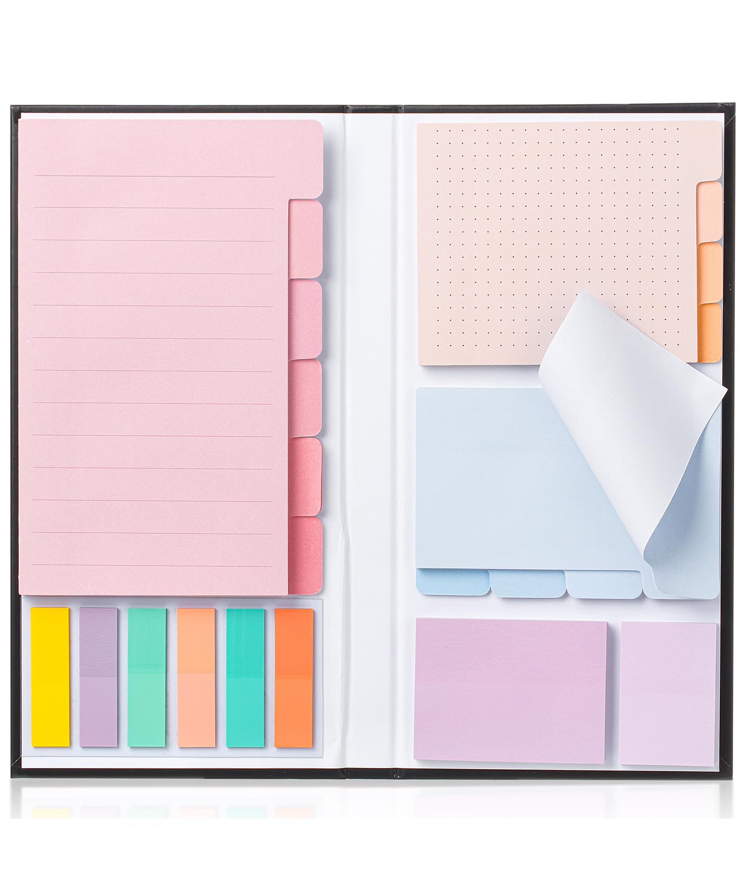 Mr. Pen- Sticky Notes Set, 410 Pack, Pastel Macaron Divider Sticky Notes