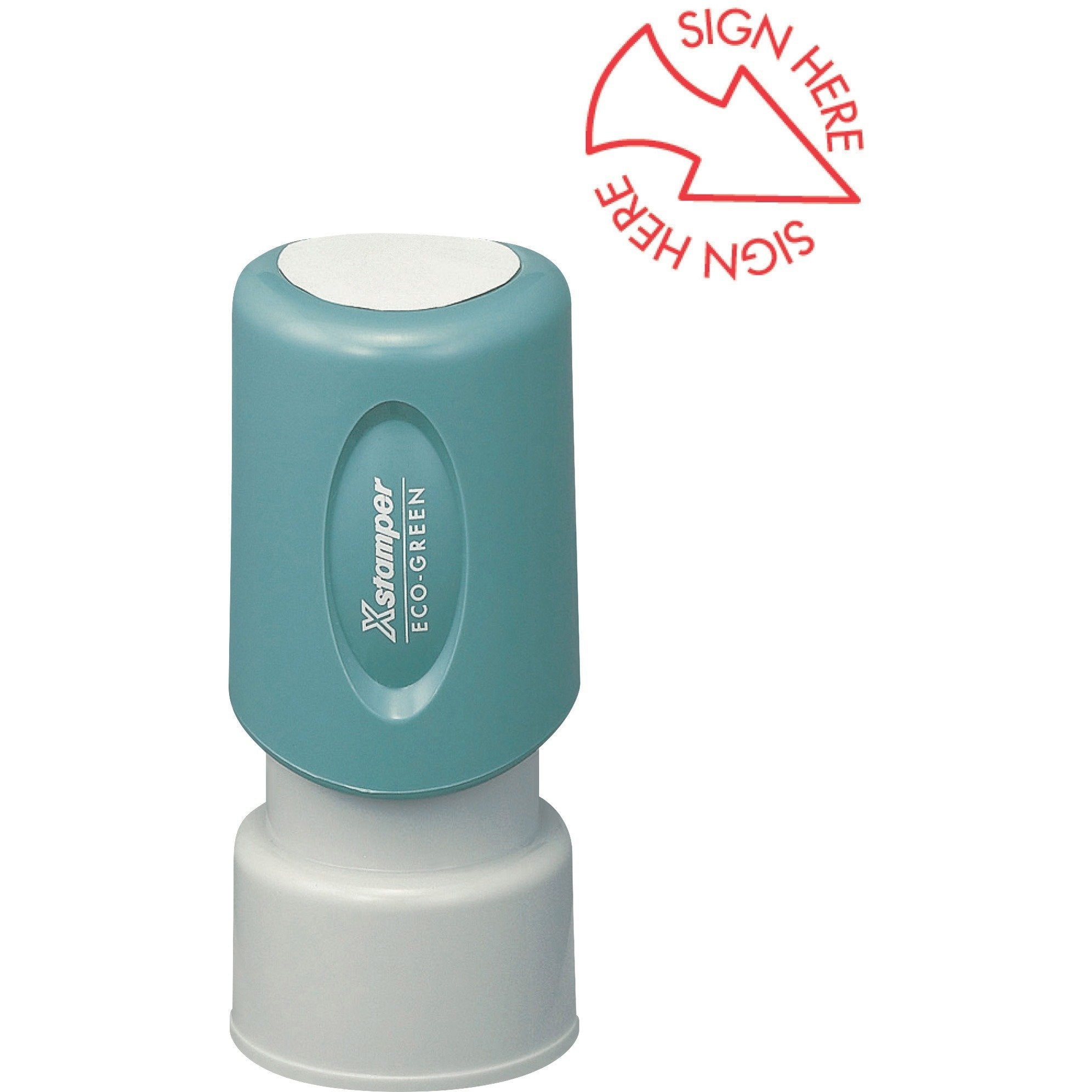 Stamp,Rnd,5/8-Inch,Sign Here,Rd