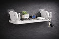 Stuber Elephant Shape Floating Wall Shelf | Adhesive Wall Rack For Kitchen, Bathroom, Bedroom, Office, Entryway | No Drill Stora