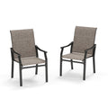 Sophia & William Outdoor Chairs Set Of 2, Patio Chairs With Breathable Textilene Fabric And Heavy-Duty Iron Frame, Perfect For L