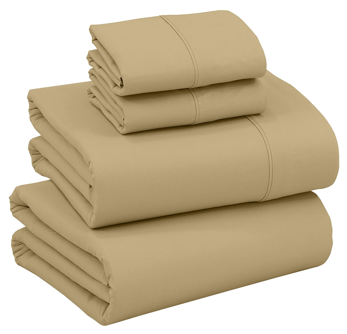 Ruvanti Twin Xl Sheets Set, Brushed Microfiber Sheets 3 Pieces (1 Fitted Sheet, 1 Flat Sheet, 1 Pillowcase), With 15-Inch Deep Pockets, Lightweight & Compfy Premium Hotel Bedding, Taupe