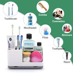 Parkmani Toothbrush Holders For Bathroom Countertop, Kids Electric Toothbrush And Toothpaste Holder, Bathroom Accessories Vanity