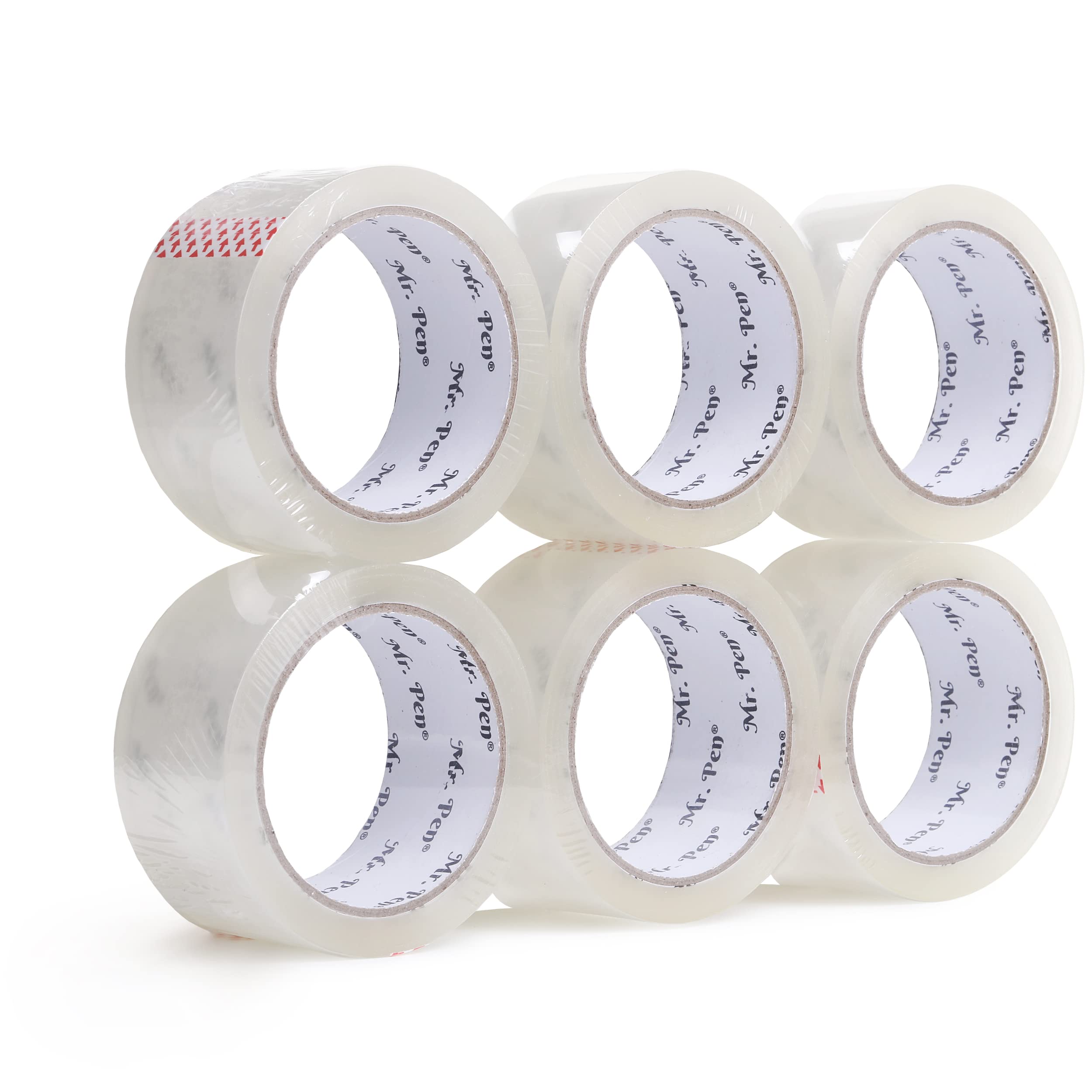 Mr. Pen- Packing Tape, 6 Pack, 2    Wide, 60 Yards, Shipping Tape, Packaging Tape, Clear Packing Tape, Moving Tape, Packing Tape