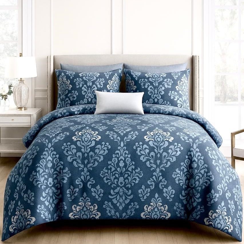 Ab Home Decor Super Soft Microfiber New Ac Comforter Double Bed Ii Blanket/Dohar/Duvet For All Weather/SeasonsGlace CottonBlue