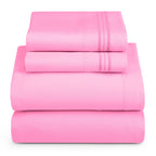 Clara Clark King Sheets Set, Deep Pocket Bed Sheets For King Size Bed - 4 Piece King Size Sheets, Extra Soft Bedding Sheets & Pi