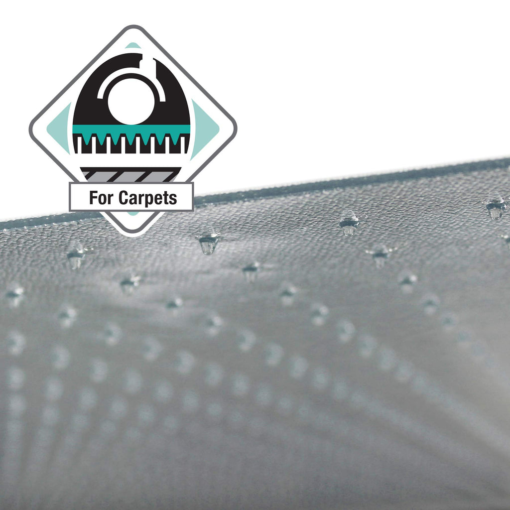 FloorTex 1115015023ER Floor Protection Chairmat, XXL, 60-Inch x60-Inch , Clear