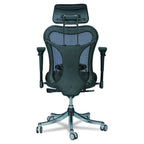 Balt Ergo EX Executive Mesh Office Chair, Ergonomically Adjustable, 28-Inch by 24-Inch by 51-Inch, Black (34434)