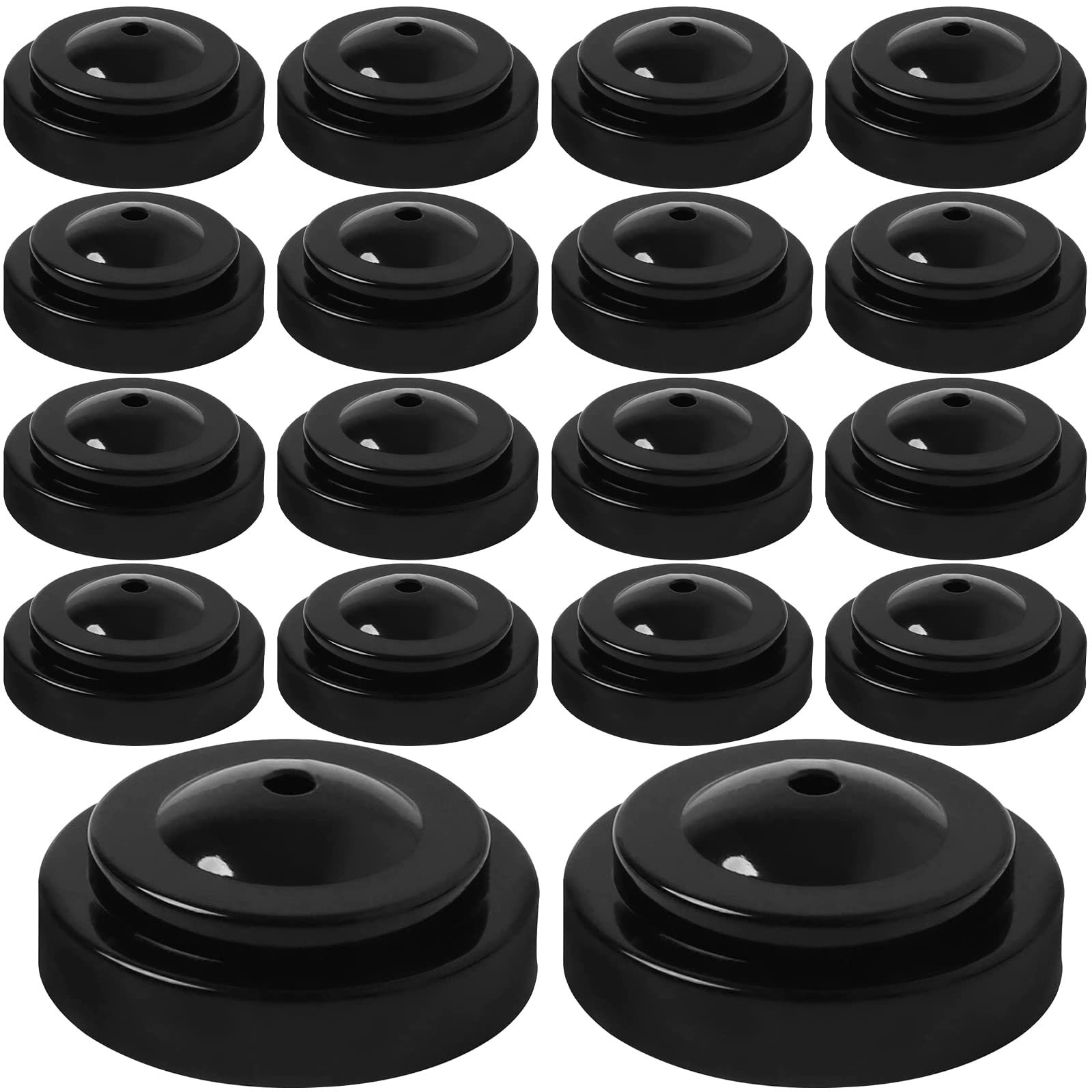 48 Pieces Black Miniature Flag Stand Plastic Mini Flag Holder Small Desk Flag Stand Base For Holding Office Garden Table Stick F