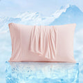 Cozy Bliss Cooling Pillow Cases For Hot Sleepers & Night Sweats, Queen Size Set Of 2, Pillowcases For Hair Skin, Soft & Breathab