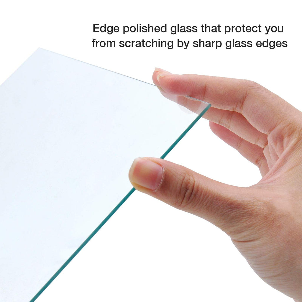Egofine 11X14 Heat-Strengthened Glass Replacement For Picture Frame (Crystal Clear, 2 Pack), Replacement Glass For 11 By 14 Phot