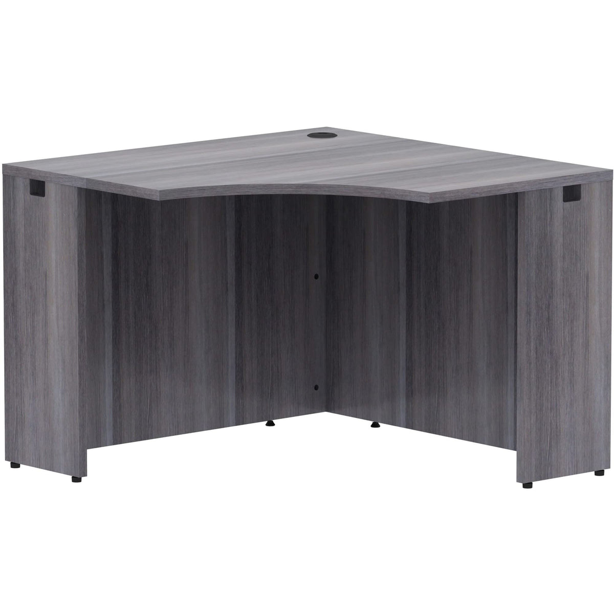 Lorell Weathered Charcoal Laminate Desking - 42&quot; x 24&quot; x 29.5&quot;