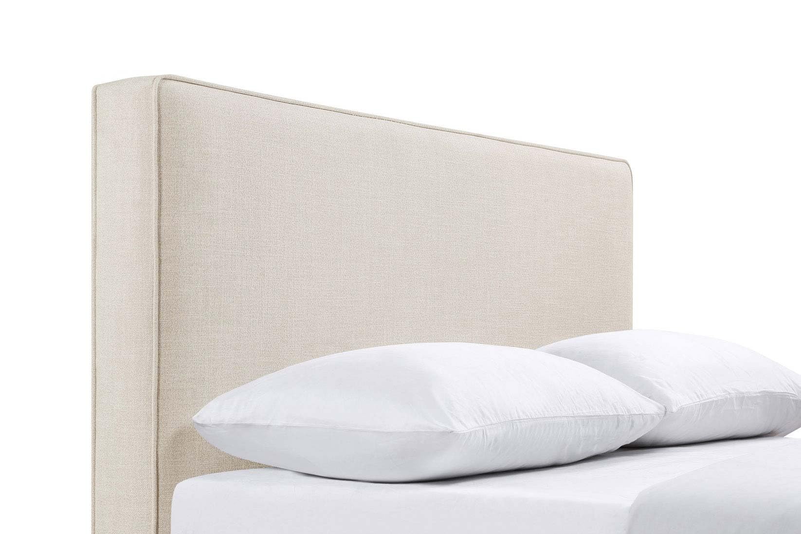 Coaster Home Furnishings Kosmo Transitional 46-inch Fabric Upholstered Panel Headboard for Bedroom Convertible Queen or Full Size Sand 315993QF