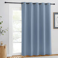 NICETOWN Blackout Curtains for Windows 84 inch Long - Window Treatment Thermal Insulated Solid Grommet Room Darkening Drapes for