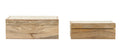 Creative Co-Op Handcarved & Whitewashed Mango Wood Boxes (Set of 2 Sizes) Misc Non-Food Storage, White, 2 Count