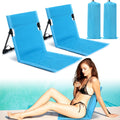 Karenhi 2 Pcs Foldable Poolside Chairs Portable Beach Chair Folding Poolside Chairs for Edge of Pool for Adults Traveling Campin