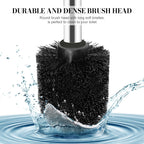 Ixo Toilet Brush And Holder, 2 Pack Toilet Brush With 304 Stainless Steel Long Handle, Toilet Bowl Brush For Bathroom Toilet-Erg