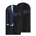 Guirnd Hanging Garment Bag, 45 Inch Black Garment Covers with Zipper, Garment Covers for Storage and Travel, Hanging Clothes Cov