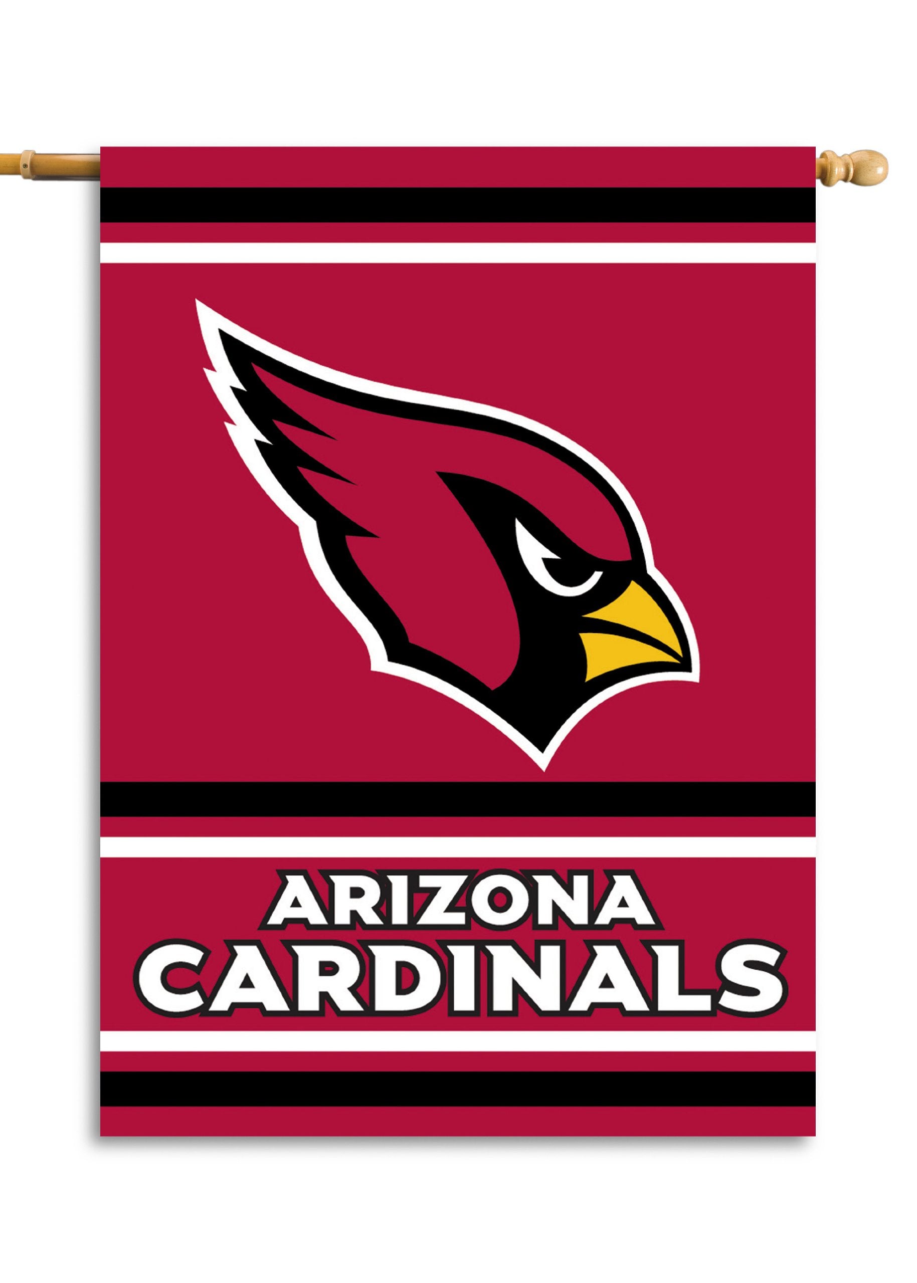 Fremont Die NFL Arizona Cardinals 2-Sided House Flag, 28 x 40, 28 x 40, Team Colors