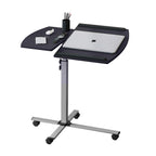 Techni Mobili Rolling Adjustable Laptop Cart, Graphite
