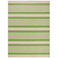 SAFAVIEH Courtyard Collection 9' x 12' Green/Beige CY6062 Stripe Indoor/ Outdoor Waterproof Easy-Cleaning Patio Backyard Mudroom