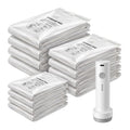 Jumbo Vacuum Storage Bags with Electric Pump, 12 Pack Extra Large Compression Bags for Comforters, Bedding & Clothes, SeasonLon