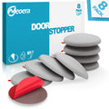 Neoera Door Stopper Wall, 1.57' Round Soft Rubber Door Stop, Silicon Wall Protector, Premium Self Adhesive Door Bumper (Gray, 1