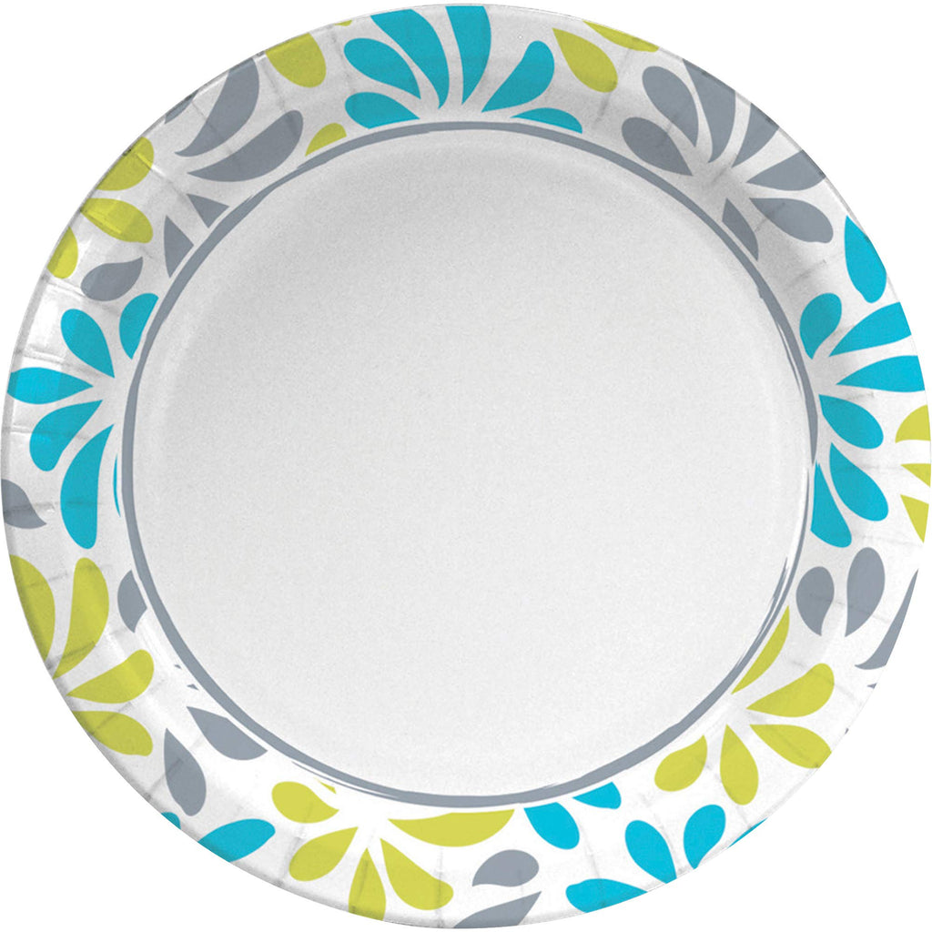 Genuine Joe GJO10321CT Printed Paper Plates