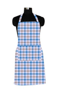 Airwill Cotton Kitchen Cooking Aprons (Lanfranki Blue)