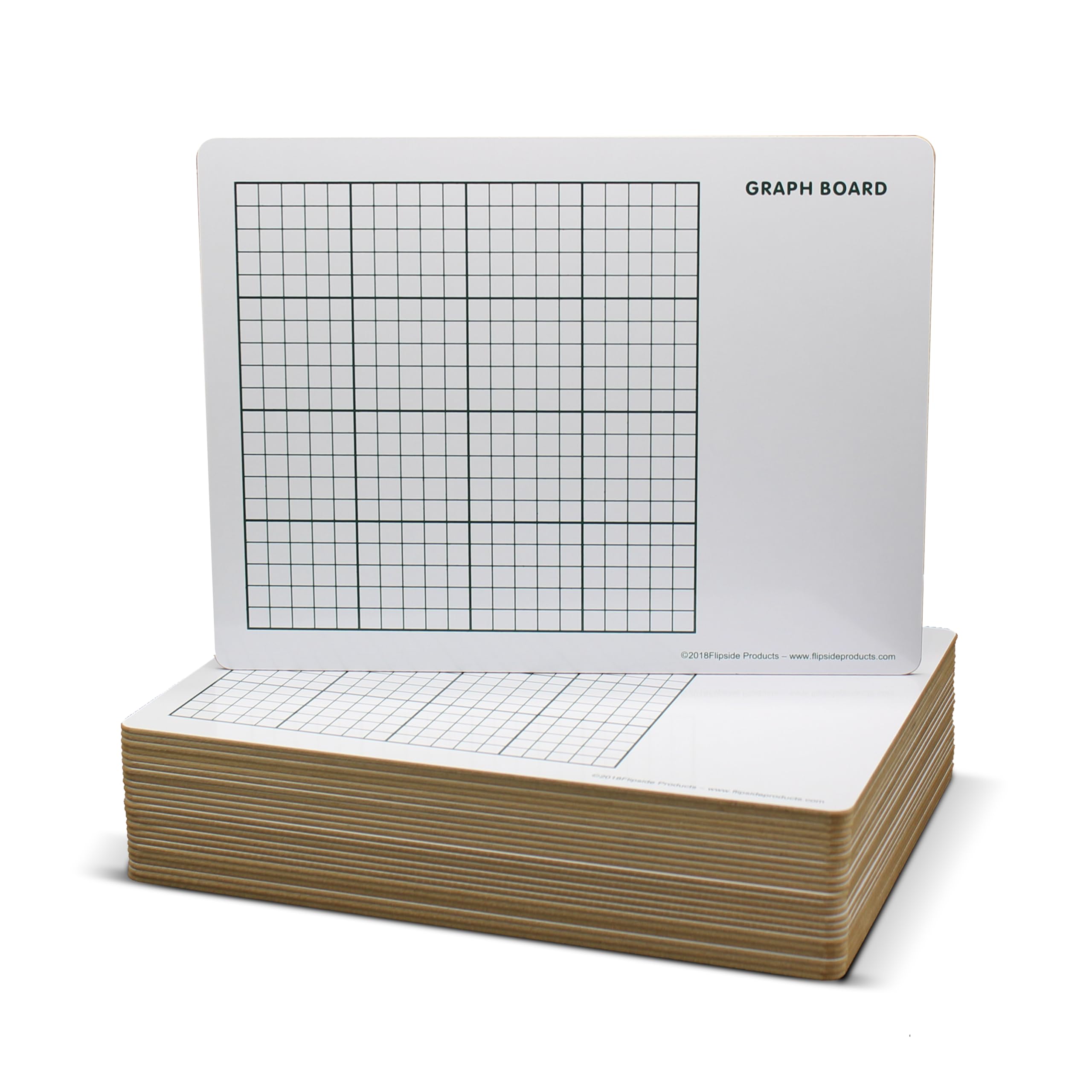 9 X 12 Two Sided Graph Board - 24 Pack