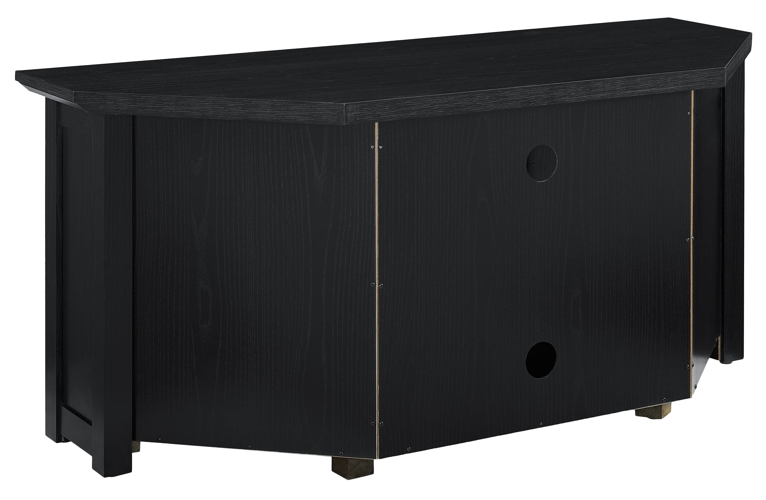 Crosley Furniture Camden TV Stand for 50+ inch TVs, Entertainment Center with Adjustable Storage Shelves, Black