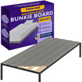 Greaton, Wooden Twin Bed Slats for Support Under Mattress with Cover - Replacement Wood Slats for Twin Size Bed Frame - Under Ma