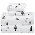 Comfort Spaces 100% Cotton Flannel Sheets Twin Xl, Ultra Soft Cozy Flannel Sheet Set With 12' Elastic Pocket Fits Up To 14' Ma