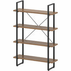 Lorell Soho Bookcase, 57.5" X 39.4" X 11.8"