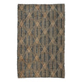 Kosas Home Tustin 108 x 144 Jute & Cotton Accent Rug in Natural/Charcoal