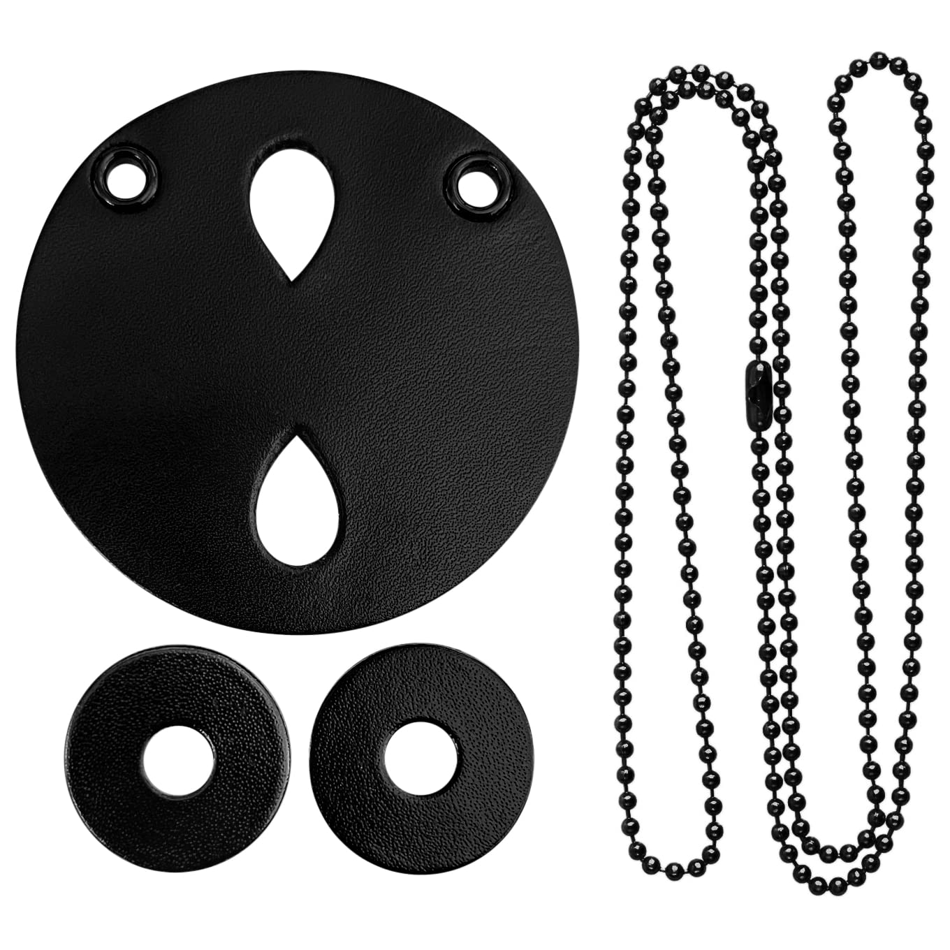 Agent Gear Usa Circle Police Officer Badge Holder Necklace Style For Security, Sheriff, First Responders - Includes Chain And Ba