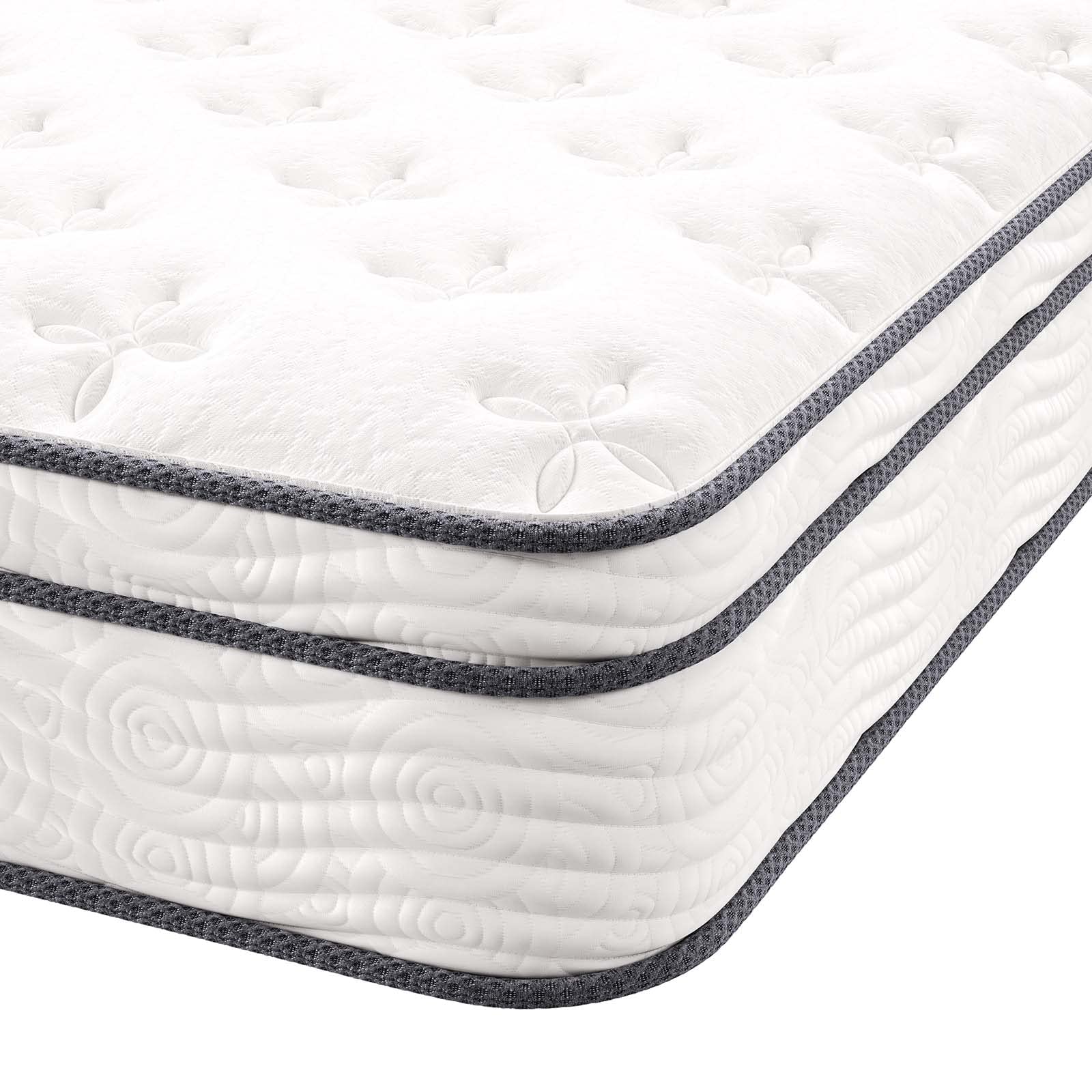 Modway Jenna 10?Innerspring and Memory Foam Full Mattress With Individually Encased Coils