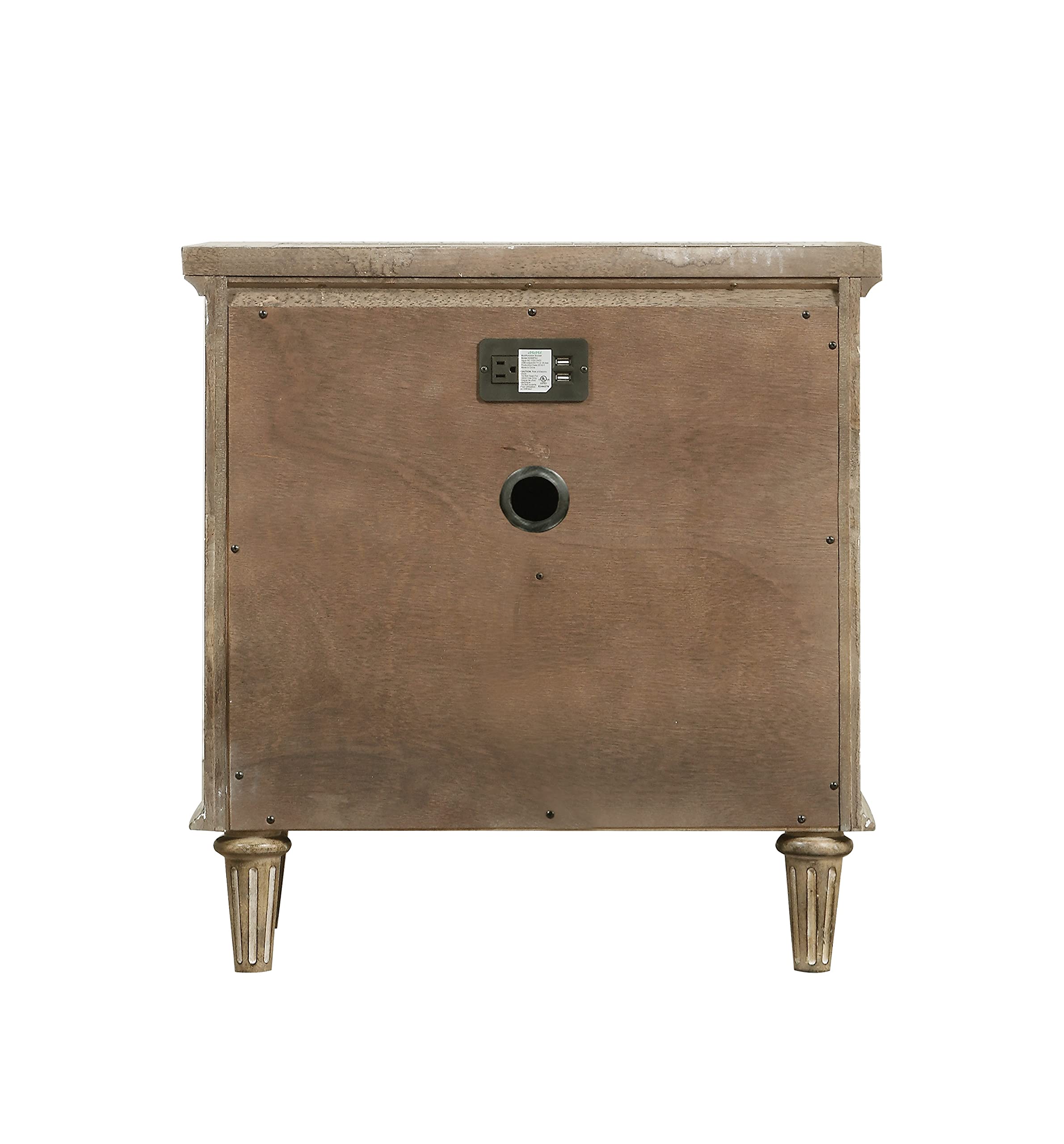 Wallace & Bay Haynes Nightstand, Gray