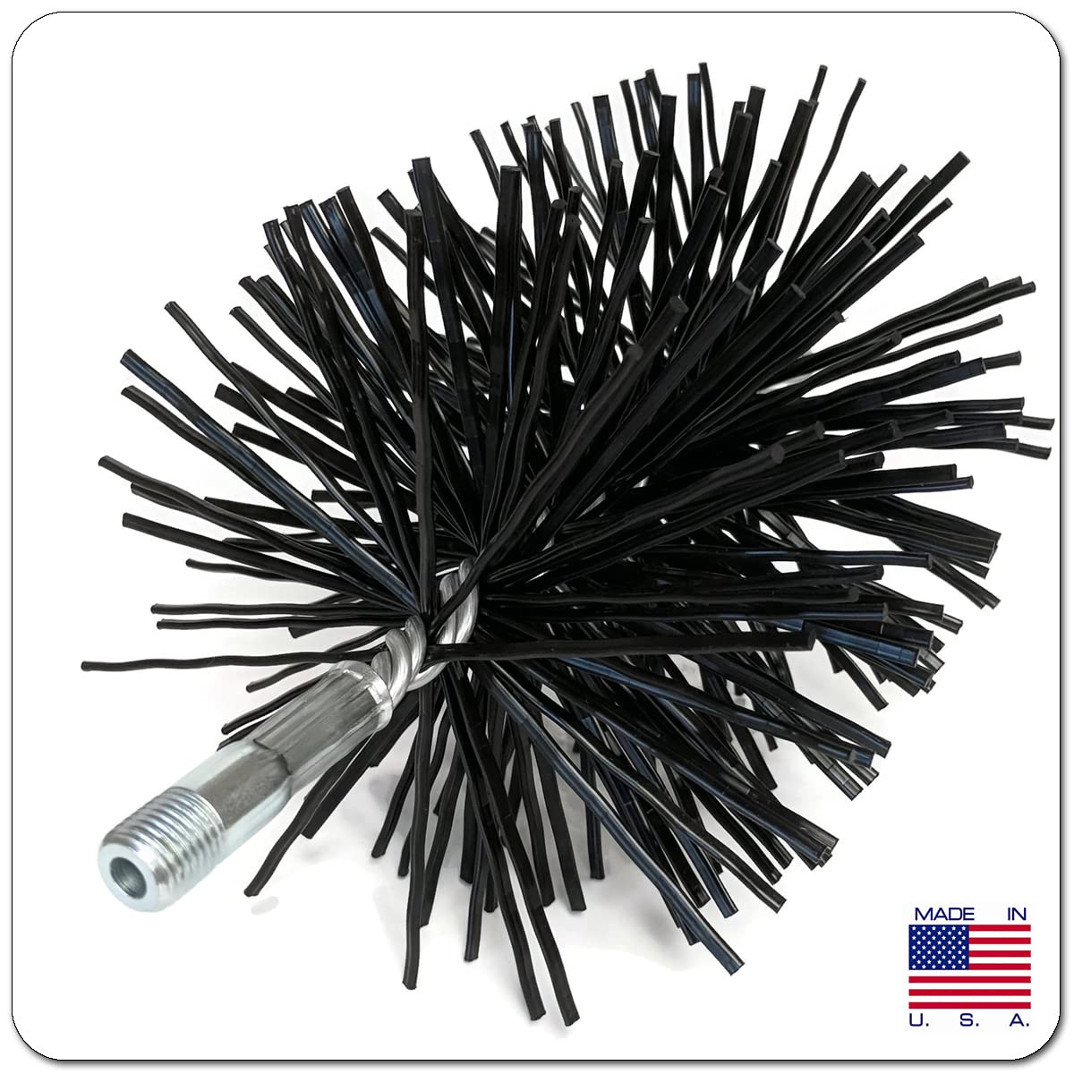 Midwest Hearth Poly Chimney Cleaning Brush (8-Inch Round)